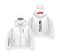 GTKRMXOB Cagoules À Capuche Douces pour Hommes F.1 Vêtements De Sport Coupe Vent Hauts Patchwork Sweat Shirt Zippé Manches Longues Vestes Manteaux Imprimés-BaiSe||s