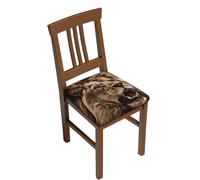 GTKSYNVE Angry Lion Lot de 2 housses de tabouret de bar carrées imperméables et antidérapantes lavables