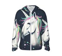 GTKSYNVE Be Animal Veste légère UPF 50+ à fermeture éclair intégrale pour femme Protection solaire Sweat à capuche à manches longues, noir, XX-Large