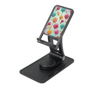 GTKSYNVE Candy and Lollipops Support de téléphone portable pour bureau, angle réglable en hauteur - Support de téléphone portable entièrement pliable - Support portable pour smartphone - Support de