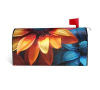 GTKSYNVE Couvertures magnétiques colorées de boîte aux lettres de taille standard 64,8 x 53,3 cm pour boîte aux lettres décoratives, imperméables, housses de boîte aux lettres personnalisées pour