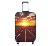 GTKSYNVE Dusk Housse de bagage pour valise approuvée TSA, housse de protection en élasthanne extensible, lavable, housse de bagage de voyage, grande housse pour 45,7 à 81,3 cm, Noir , S