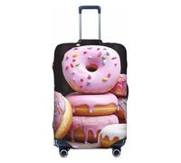 GTKSYNVE Housse de bagage en forme de gâteau en forme de donut pour valise, approuvée par la TSA, housse de protection en élasthanne extensible lavable pour bagages de voyage grande taille 45,7 à 81,3