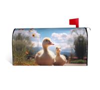 GTKSYNVE Housse magnétique de boîte aux lettres mignonne de taille standard, 53,3 x 45,7 cm, couverture décorative imperméable pour boîte aux lettres personnalisée pour décoration de jardin et