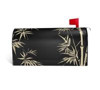 GTKSYNVE Housses magnétiques de boîte aux lettres d'arbre asiatique de taille standard, 64,8 x 53,3 cm, enveloppes décoratives imperméables pour boîte aux lettres personnalisées pour décoration de