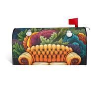 GTKSYNVE Housses magnétiques de boîte aux lettres de canapé de taille standard, 53,3 x 45,7 cm, housses décoratives imperméables pour boîte aux lettres personnalisées pour décoration de jardin et