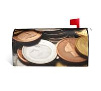 GTKSYNVE Housses magnétiques de boîte aux lettres de taille standard 53,3 x 45,7 cm - Couverture décorative imperméable pour boîte aux lettres personnalisée pour décoration de jardin et d'extérieur