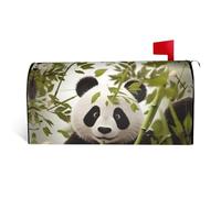 GTKSYNVE Housses magnétiques de boîte aux lettres panda de taille standard, 53,3 x 45,7 cm, couvre-boîtes aux lettres décoratives imperméables pour boîte aux lettres personnalisée pour décoration de