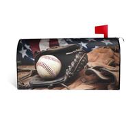 GTKSYNVE Housses magnétiques de boîte aux lettres pour équipement de baseball de taille standard, 64,8 x 53,3 cm, couvre-boîtes aux lettres décoratives imperméables pour boîte aux lettres
