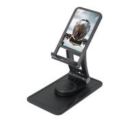 GTKSYNVE Support de téléphone portable Airplane Art pour bureau, angle réglable en hauteur - Support de téléphone portable entièrement pliable - Support portable pour smartphone - Support de bureau
