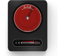 GTKZW Plaque Vitrocéramique 2000W, Plaque de Cuisson Électrique Simple Brûleur 36 cm 220-240V avec Verrouillage Enfant & Minuterie - Réchaud Électrique Portable Pour Camping-car, Chambre, Studio