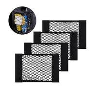 GTLM 4PCS 40x25cm Filet Rangement,Filet Coffre Voiture Extensible pour Coffre Voiture,Rangement Voiture Universel pour Coffre,Rangement Voiture Interieur pour Voiture,Camion,SUV (40x25cm/4PCS)