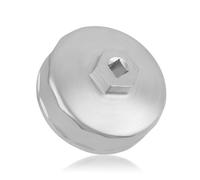 GTLM 74mm Jeu de Cle Filtre a Huile,Cloche Filtre a Huile 14 Points Compatible avec Mercedes-Benz/VW/Ford/Audi/Chevrolet,Clé Filtre à Huile pour Utilisation avec 3/8" Drive