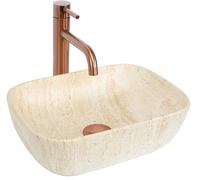 GTM Design Vasque à Poser Salle de Bain - Lavabo Salle de Bain - Vasque a Poser - Evier Lave Main - Lavabo Wc - Modèle 16