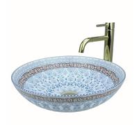 GTM Design Vasque à Poser Salle de Bain - Lavabo Salle de Bain - Vasque a Poser - Evier Lave Main - Lavabo Wc - Modèle 1