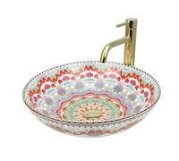 GTM Design Vasque à Poser Salle de Bain - Lavabo Salle de Bain - Vasque a Poser - Evier Lave Main - Lavabo Wc - Modèle 12