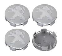 GTME 4Pcs Cache Moyeu pour Peugeot 508 Limousine AB Bj.2019, 60mm Centre de Jante Capuchons Centre Roue Couvre Chapeaux Enjoliveurs Centre de Roue de Voiture Bouchon De Jante,D-