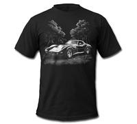 GTO Clothing Men's 1978 Corvette C3 11 American Muscle Car T-Shirt, XL
