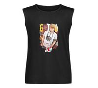 GTO - Great Teacher Onizuka Anime Unisex-Shirt [Ls] G.T.O-5 Sleeveless Vest Tank Top Black XXL