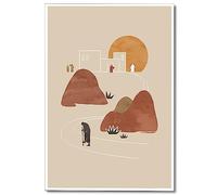 Gtoaxxno Affiches chrétiennes - Poster Jésus Femme Guérie, Versets de la Bible, Histoire - Peinture pour maison, salon, chambre à coucher, bureau, étude - Sans cadre (F, 30 x 40 cm)