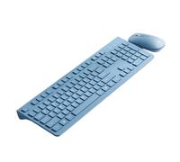 GTOULHH Combo Clavier et Souris, Clavier De Jeu sans Fil Ergonomique, 104 Touches, Clavier PC Haute Sensibilité Ensemble Clavier(Blue)