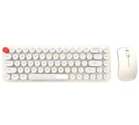 GTOULHH Combo Clavier et Souris, Ensemble Clavier Et Souris Portables avec Souris Silencieuse for Le Bureau Et La Maison Ensemble Clavier(Beige)