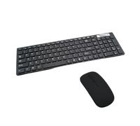 GTOULHH Combo Clavier et Souris, Ensemble Clavier Et Souris sans Fil 2.4G, 104 Touches, Ensemble Clavier Et Souris De Bureau Ensemble Clavier(Black)