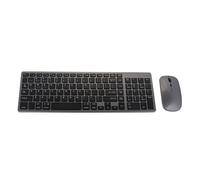 GTOULHH Combo Clavier et Souris, Ensemble Clavier Et Souris sans Fil Rechargeable, Conception Ergonomique, Réduction du Bruit Ensemble Clavier(Black1)