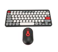 GTOULHH Combo Clavier et Souris, Ensemble Clavier Et Souris sans Fil, Ultra Fin, Silencieux, sans Touches Rondes Ensemble Clavier(Black)