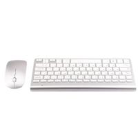 GTOULHH Combo Clavier et Souris, Ensemble Clavier Et Souris USB, Capuchons De Touches À Gravure Fine, Silencieux for PC Et Ordinateur Portable Ensemble Clavier(Blue,Silver)
