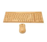 GTOULHH Combo Clavier et Souris, Ensemble Souris Et Clavier, Combinaison Clavier, Équipement Informatique, Bois De Bambou Ensemble Clavier