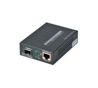 [GTP-805A] PLANET Transceiver 1 RJ45 Giga / SFP + injecteur PoE