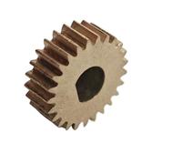 GTPBAO 1 engrenage cylindrique à 34 dents, module 0,5, alésage en D, engrenage plat en cuivre, dents droites 18 x 5 mm, pignon de transmission Matériel d'arbre(10x9mm D BORE)