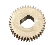 GTPBAO 1 engrenage droit en laiton 47 dents, module 0,5, dents droites, roue dentée de transmission 0,5 m, 47 dents, pignon cylindrique plat, trou en D Matériel d'arbre(5x4.5mm D BORE)