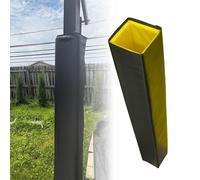 GTPBAO Coussin de Poteau de Basket-Ball Hauteur 1,8m Rembourrage Carré Extérieur pour Poteau, Noir Protection pour Poteau De Garage et De sous-Sol, Anti-Collision Protection Toutes Saisons(9x9 in)