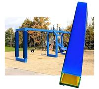 GTPBAO Coussin de Poteau de Basket-Ball Protection pour Poteaux D'équipement De Gym sous-Sol Protection pour Poteaux De Garage 1,8M Extérieur Sangles Velcro Bleu(5x5 in)