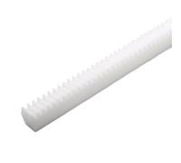 GTPBAO Crémaillère à engrenage droit POM 1 module, plastique, nylon, dents droites, rail linéaire, largeur 10 mm, hauteur 15 mm Matériel d'arbre(10x15x400mm)