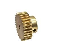 GTPBAO Engrenage à dents droites en laiton, Module 0.7 87T, 0.7M, 87 dents, engrenage droit avec pignon cylindrique étagé, vis M4 Quincaillerie d'arbre(15mm bore)