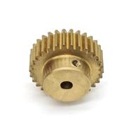 GTPBAO Engrenage cylindrique en laiton, Module 0.7, 0.7M, 64 T, engrenage droit avec vis étape M4, pignon 64 dents Quincaillerie d'arbre(13mm bore)