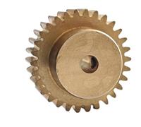 GTPBAO Engrenage cylindrique étagé en cuivre à 53 dents, module 0,5, pignon d'entraînement à dents droites, 15 mm, 20 mm, vis M3 Matériel d'arbre(Step 20mm bore 12mm)