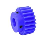 GTPBAO Engrenage de moteur pas à pas en plastique, 1 pièce, 2 modules, 20 dents, 2M, 20T, dents droites, engrenage droit, 12mm, 14mm, 15mm, 16mm, 18mm, pignon à trou de clavette Matériel de direction(