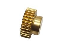 GTPBAO Engrenage droit 0,5 m 53 dents avec transmission à dents droites étagées, module 0,5, pignon moteur en cuivre 30 dents Matériel d'arbre(3.17mm bore)