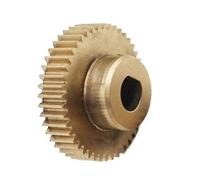 GTPBAO Engrenage droit 0,5 module 35 dents, engrenage de transmission mécanique à dents droites 0,5M 35T avec pignon d'alésage de type D Matériel d'arbre(5x4.5mm)