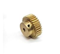 GTPBAO Engrenage droit à dents droites de 0.7M 65T, avec Module étape 0.7, pignon à 65 dents, vis M4, engrenage droit cylindrique Quincaillerie d'arbre(7mm bore)