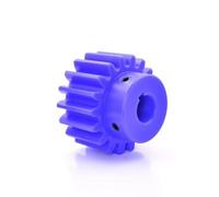 GTPBAO Engrenage droit en Nylon bleu, 1 pièce, 3 modules, 12 dents, engrenage cylindrique à dents droites, alésage de 14mm, 15mm, 16mm, engrenage de moteur à clavette de 5mm Matériel de direction(14mm