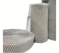 GTPBAO Filtre à gaz et liquide en maille métallique tissée de 0,25 mm, filet en mousse de rupture, 100 mm x 1000 mm Grille métallique