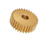 GTPBAO Pignon cylindrique en laiton 0,5 M 64 dents, 33 x 5 mm, module 0,5, transmission à dents droites, engrenage droit plat Matériel d'arbre(5mm bore)