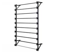 GTPBAO Porte-Ruban Organisateur Rack 13-Tier Metal Ribbon Holder Organizer Wall Mount, Thread Spool Storage Rack, Gift Wrapping Paper Shelf for Craft Room, Sewing(Wide 135cm/53.1 in)