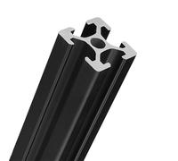 GTPBAO Profilés en aluminium 2020, norme européenne 20 x 20 mm, extrusion linéaire, cadre de rail carré for support d'imprimante 3D, ligne d'assemblage Rail extrudé(Noir,350mm 13.78" long)