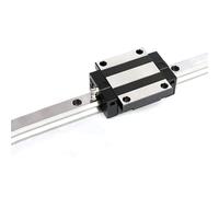 GTPBAO Rail de guidage de mouvement linéaire HGR20 de 20mm de largeur, bloc coulissant HGW20CC, rail de guidage linéaire for fraiseuses CNC rail de chargement(120mm 4.72" long)